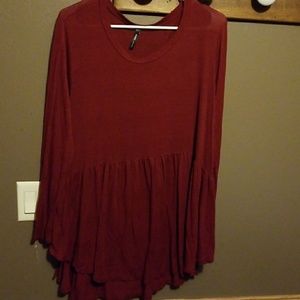 Ls peplum tunic
