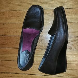 Dark brown loafers