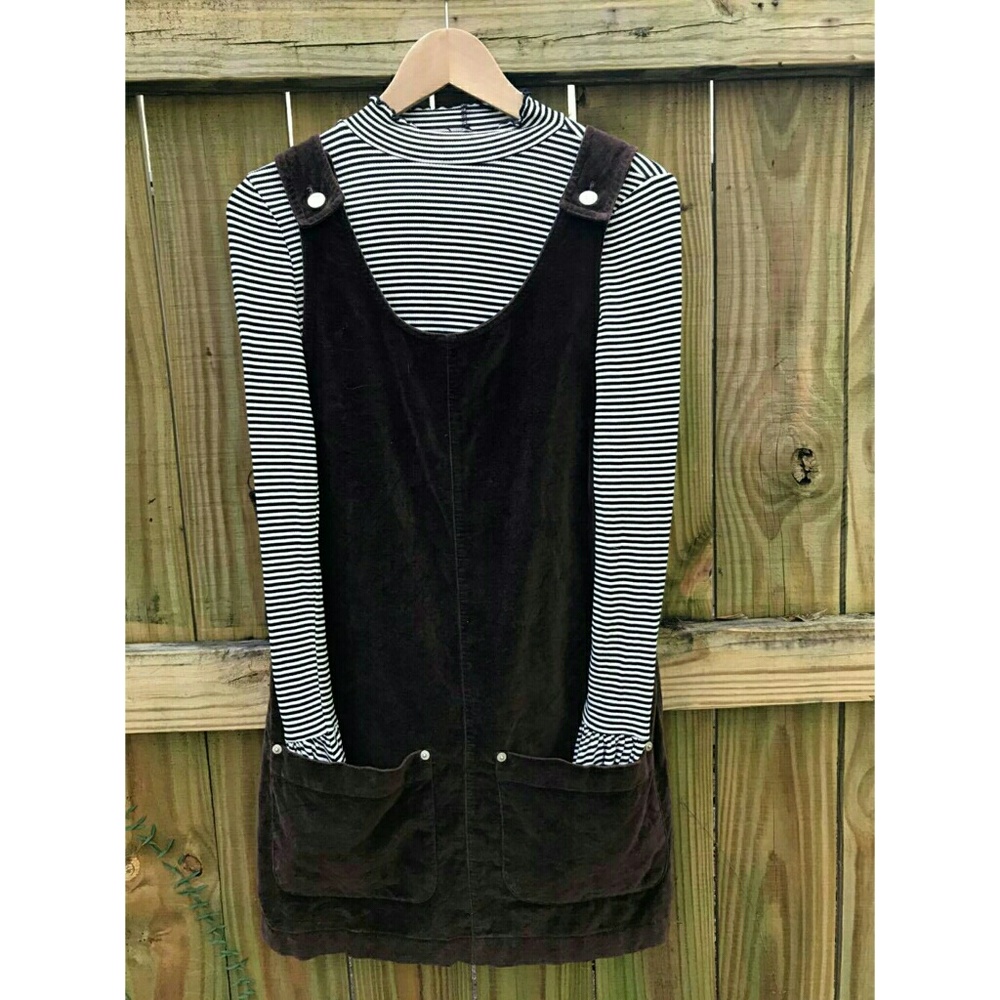 Vintage Overall Jumper Dress