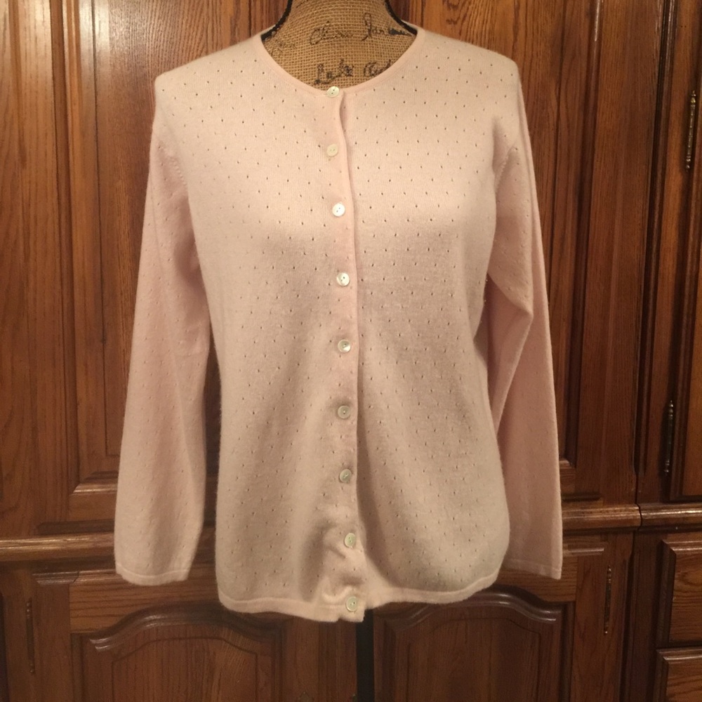 Glen Lyon Pink 100% Cashmere Sweater