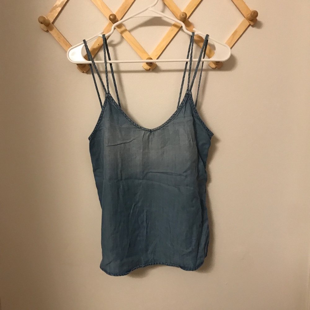 Anthropologie chambray tank