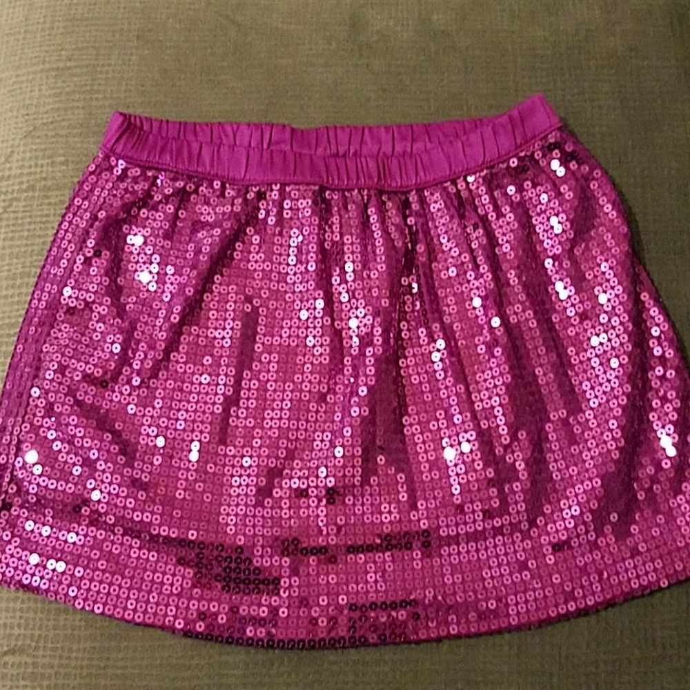 Purple sparkle skirt