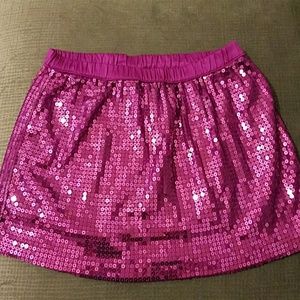 Purple sparkle skirt