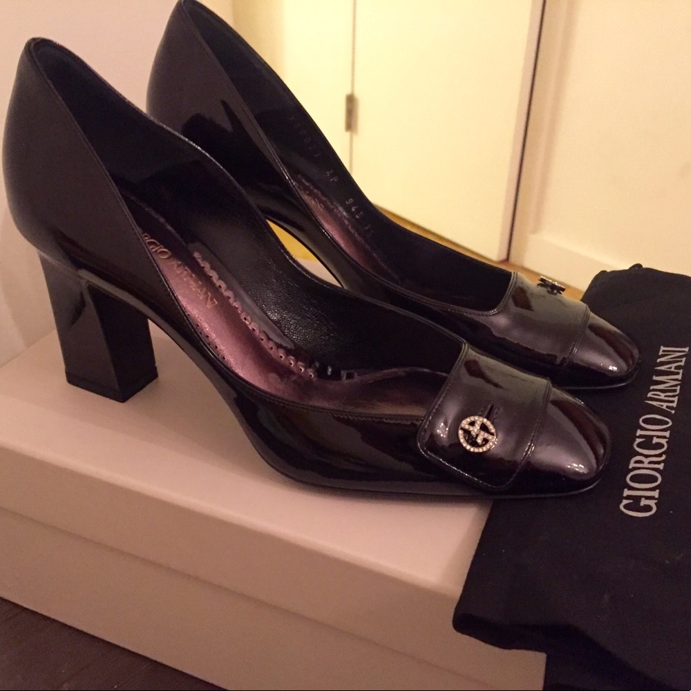 Giorgio Armani Patent Pumps