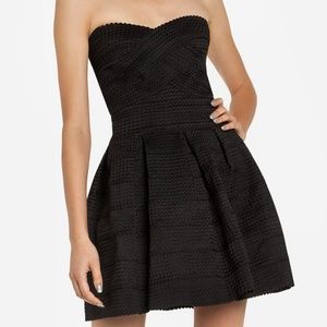 Express Black Bandage fit and flare Dress