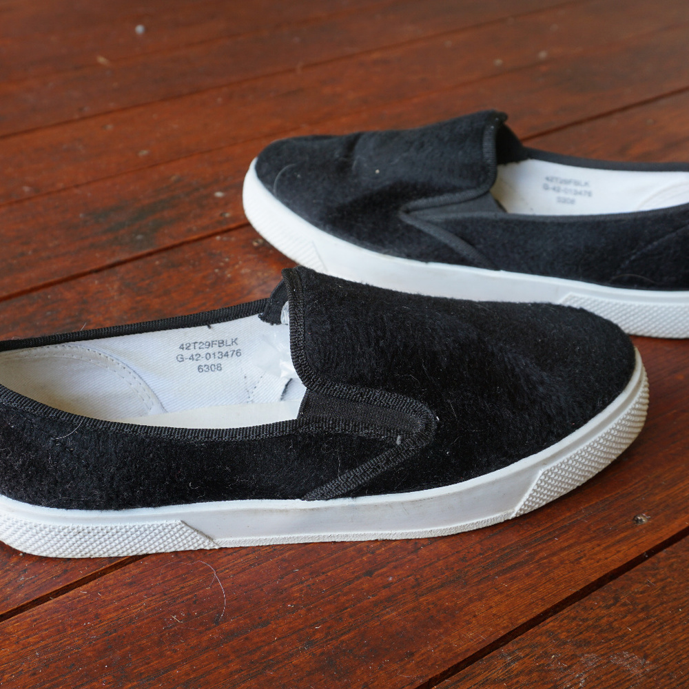 Topshop Velvet Shoes