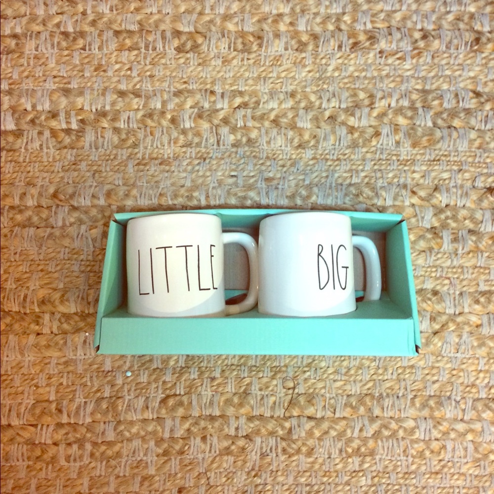NIB Rae Dunn Little Big Mug Set