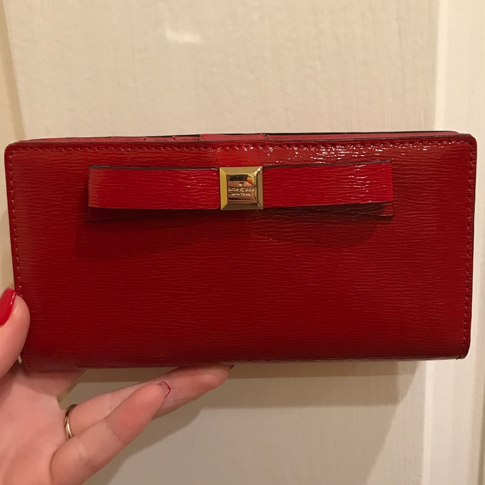 GORGEOUS red Kate Spade Wallet