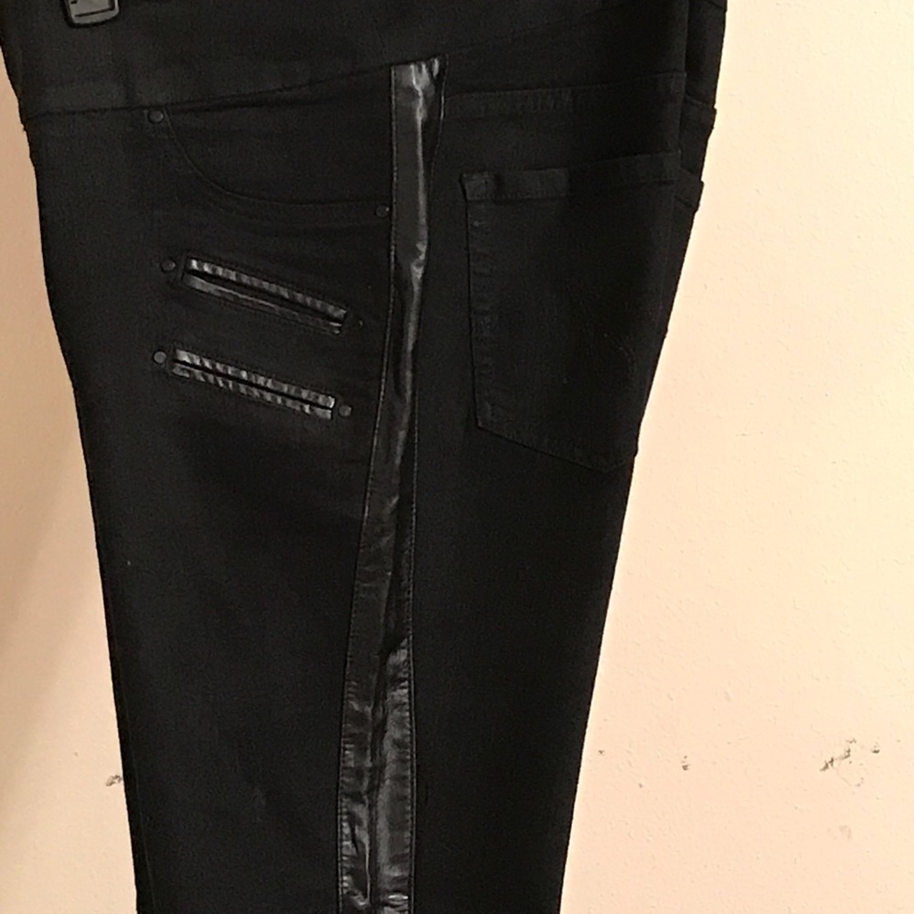 High rise skinny jegging