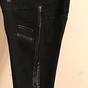High rise skinny jegging