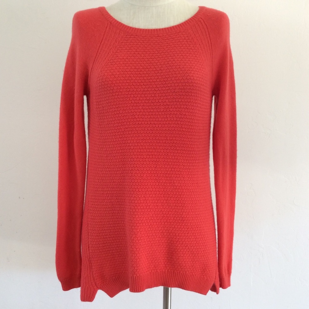 Ann Taylor Loft Wool Blend Hi-lo Sweater
