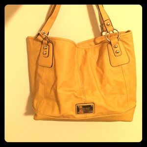 Gold Nine West purse