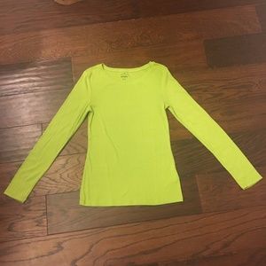 Long Sleeve Green Tee size M
