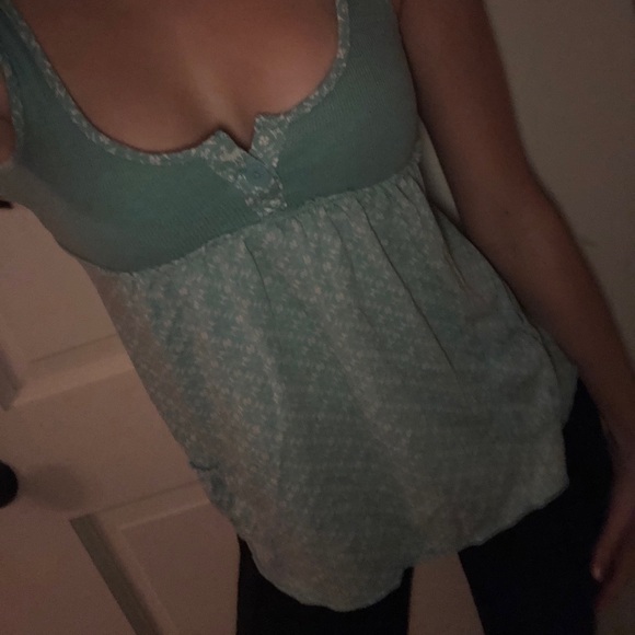Girls Abercrombie textured tank - Picture 1 of 2