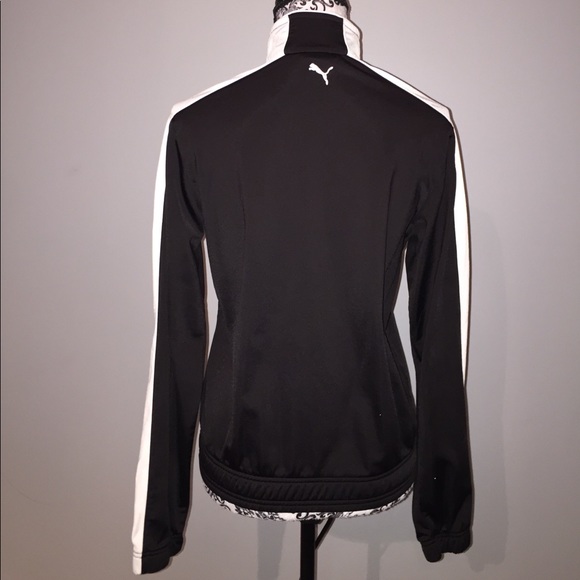Black & White Puma Track Jacket - Picture 3 of 5