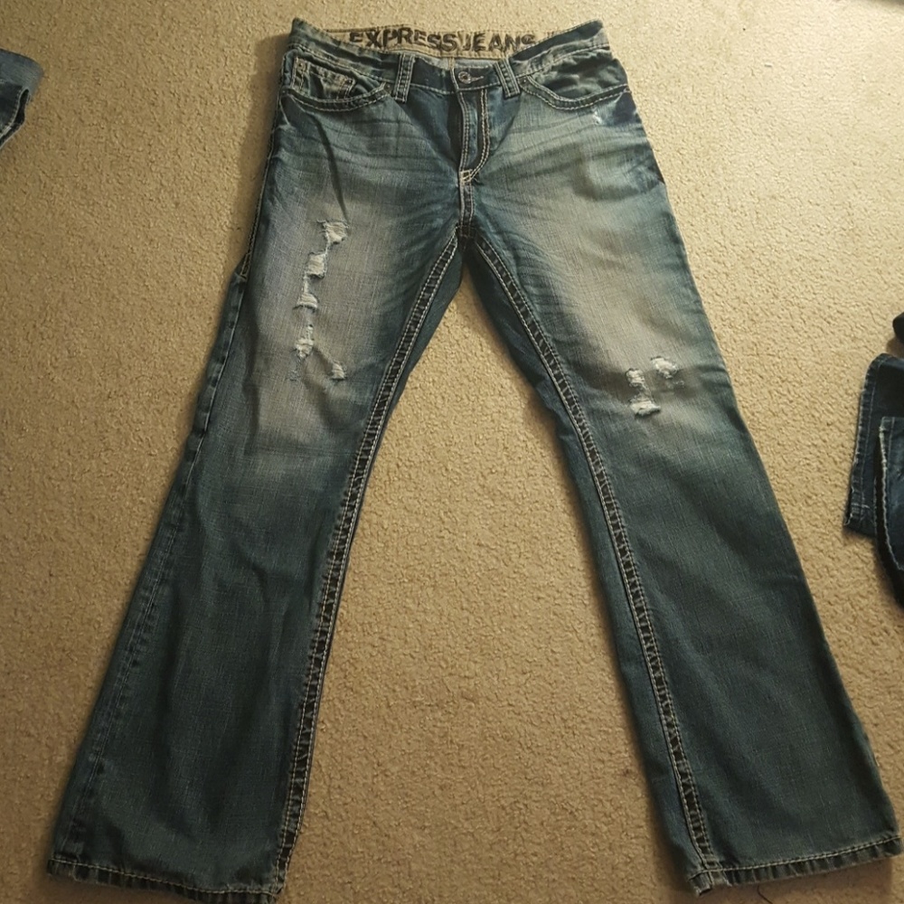 Express torn jeans 34X34