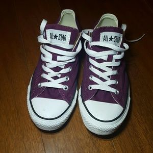 Low-Top Purple Converse (Chucks)
