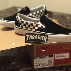 vans x thrasher slip-on
