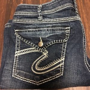 Silver Berkeley flap jeans W34/L32