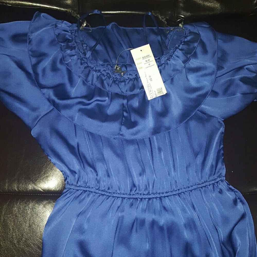Satin Dress. Awesome fit for someone a size 4.