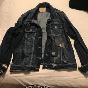 Paige destructed denim jacket