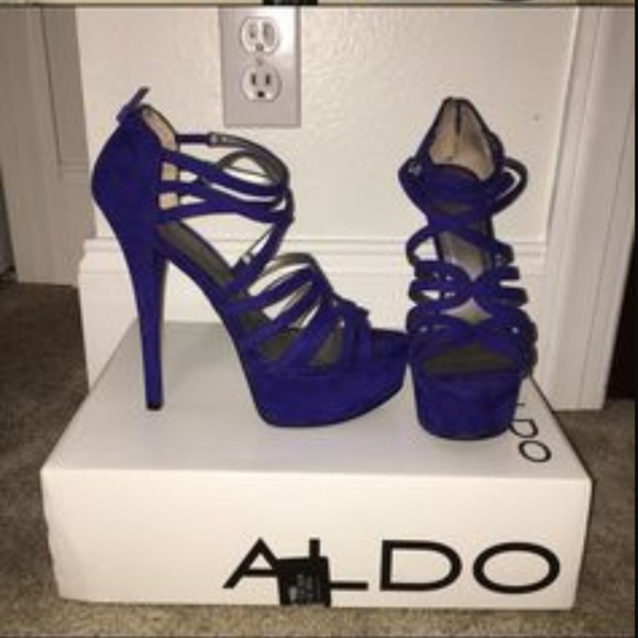 Royal Blue ALDO Heels 💕💕💕💕 - Picture 3 of 3