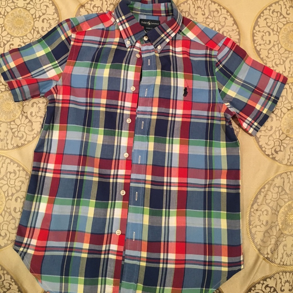 medium (10-12) Ralph Lauren boys button up shirt