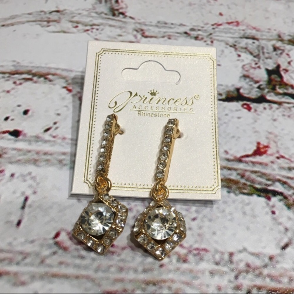 Crystal & Stone Studded Earrings