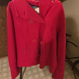 Bright pink Peacoat