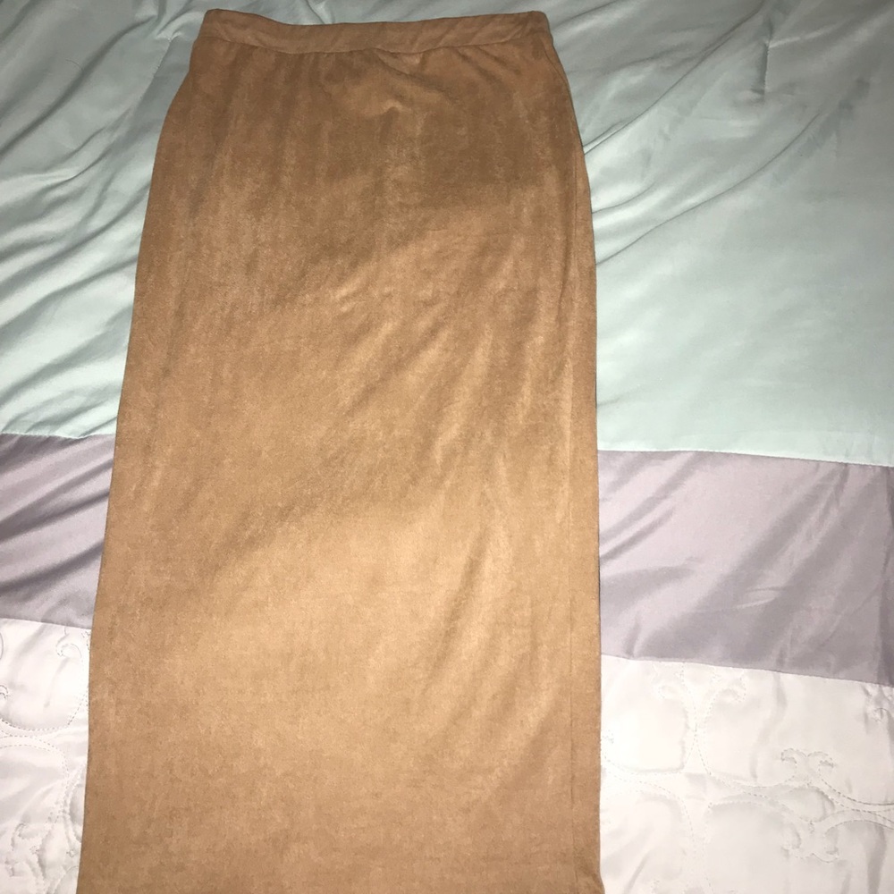 Suede Skirt