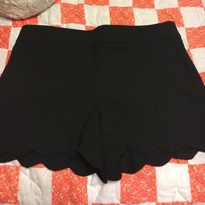 Black dressy shorts