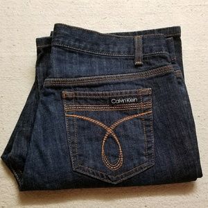 Calvin Klein Flare Dark Wash Jeans 30 × 31
