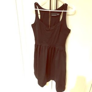 Cynthia Rowley A-link Black strapless dress