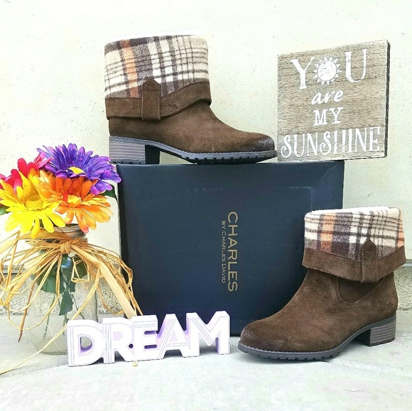 Charles by Charles David Suede Booties - Picture 2 of 6