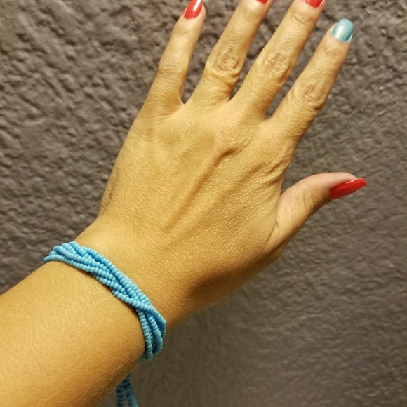 Strand of turquoise beads - bracelet - necklace - Picture 2 of 4