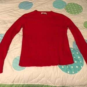 Sag Harbor Red Sweater
