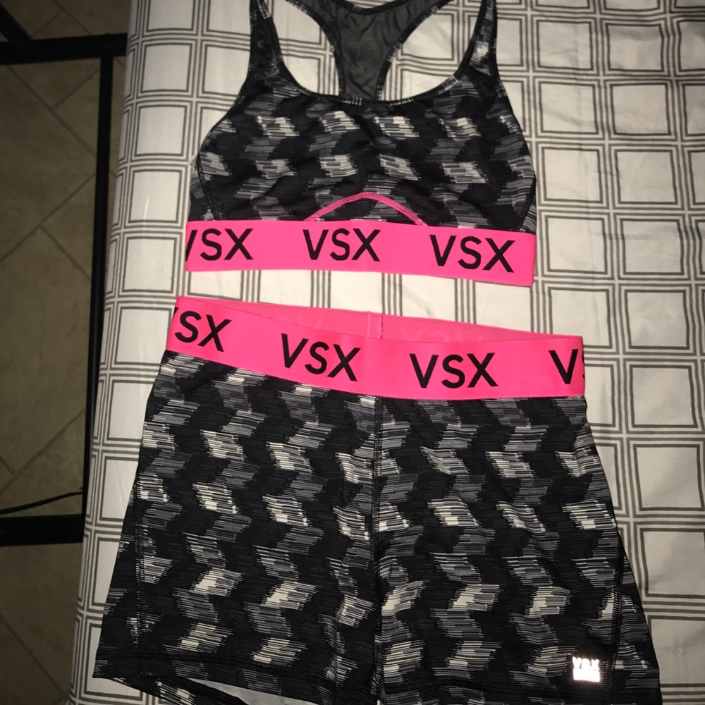 Victoria Secret Sprots Bra & Shorts Set.