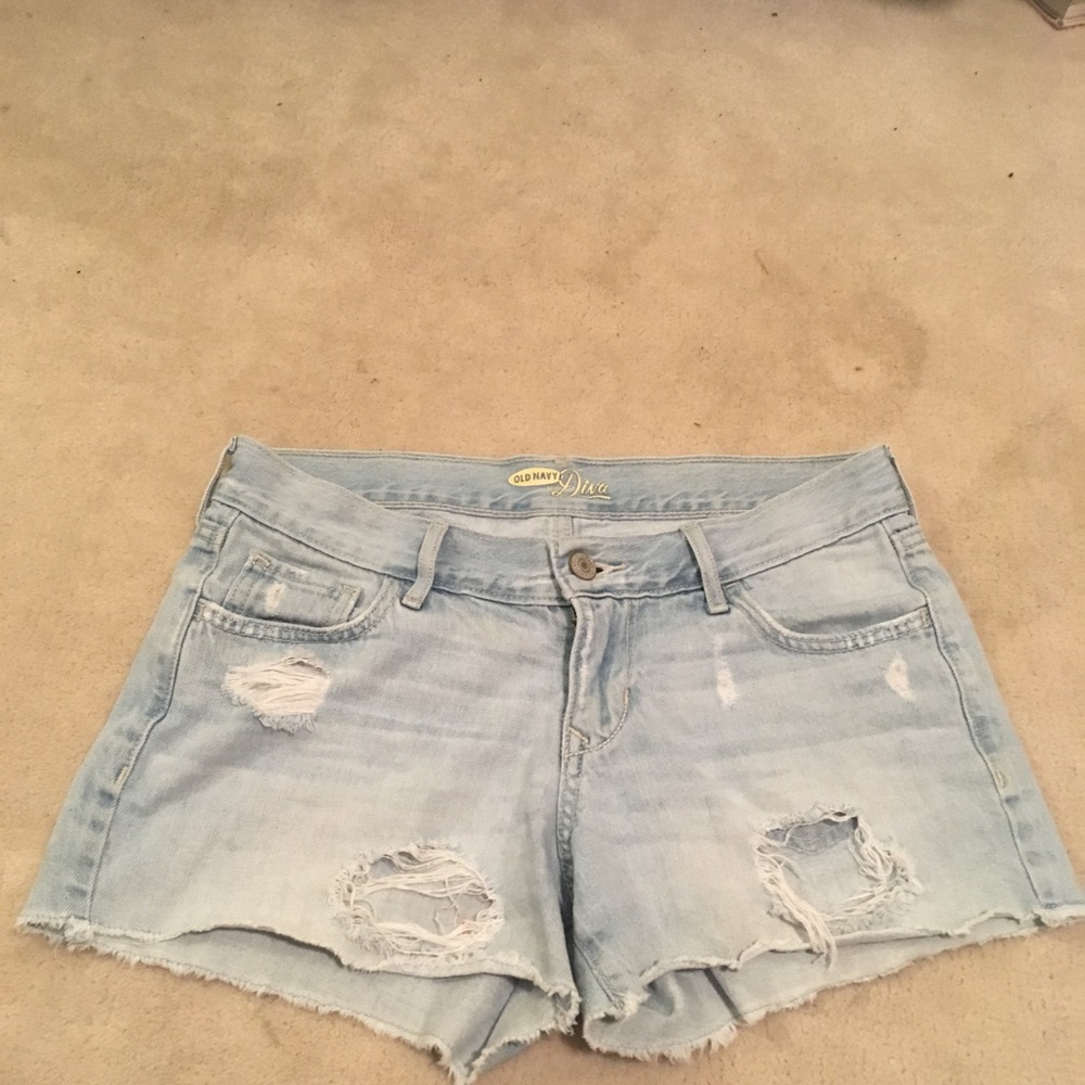 Denim shorts