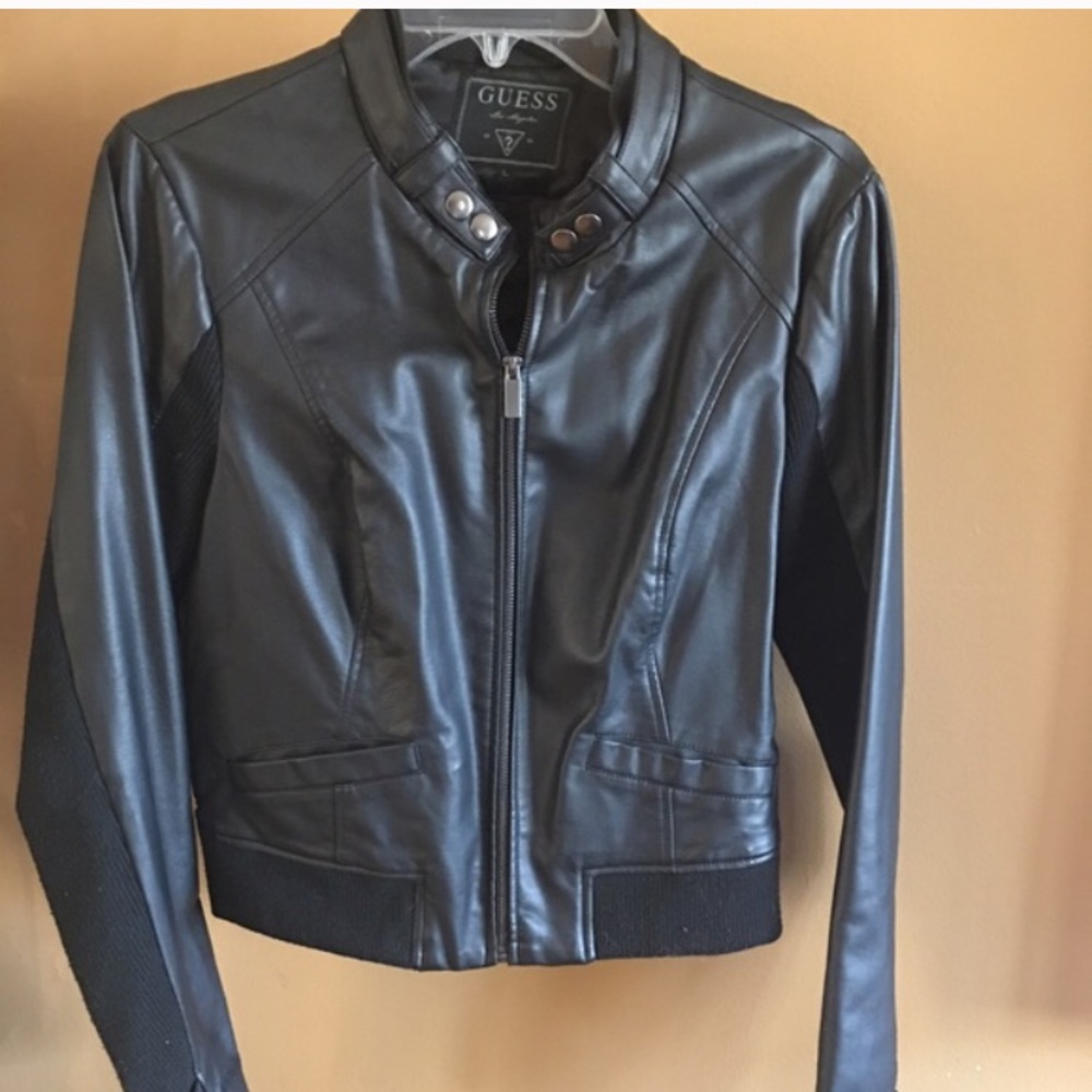 Guess faux leather jacket