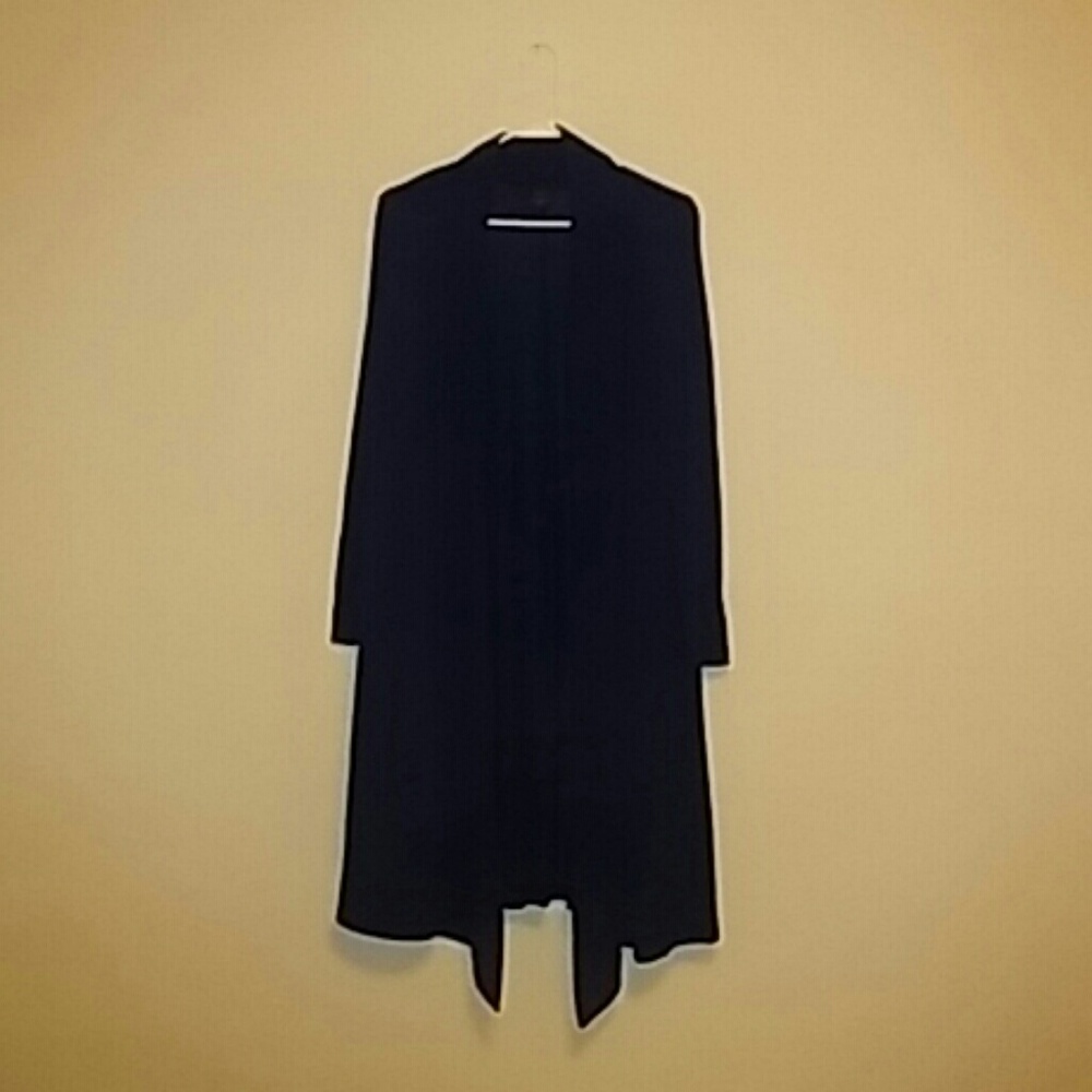 Navy Blue Long Cardigan