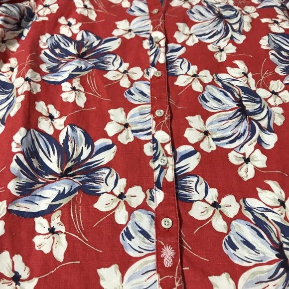 Tommy Bahama Relax Floral Button Up Short Sleeve - Picture 3 of 5