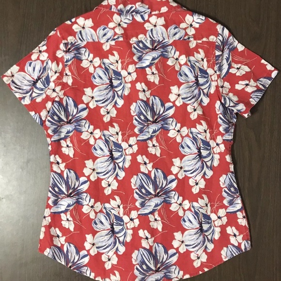 Tommy Bahama Relax Floral Button Up Short Sleeve - Picture 4 of 5