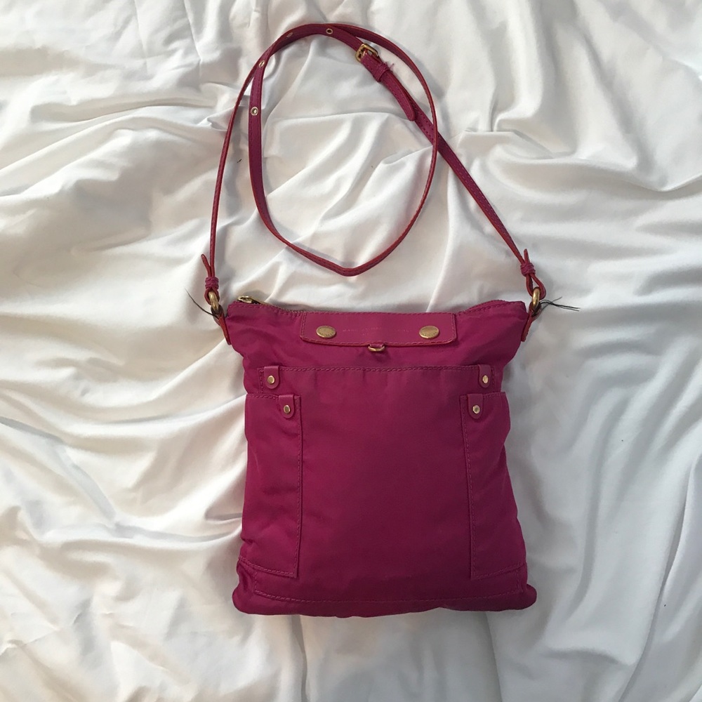 Michael Kors Pink Canvas Crossbody Bag