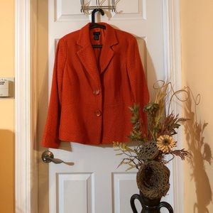 R.Q.T. Orange Button Up Blazer