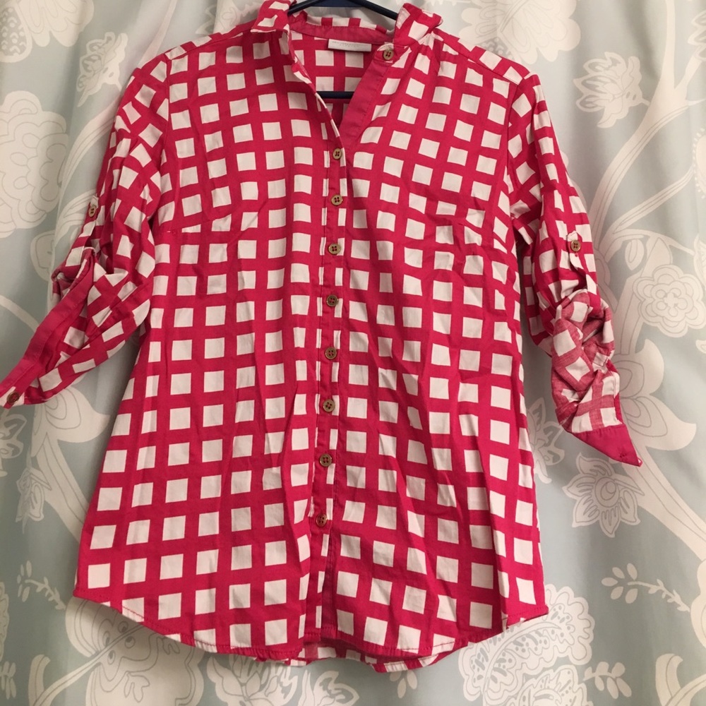 New York and Company Pink Blouse