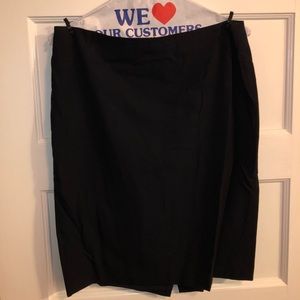 Navy Ann Taylor suit skirt