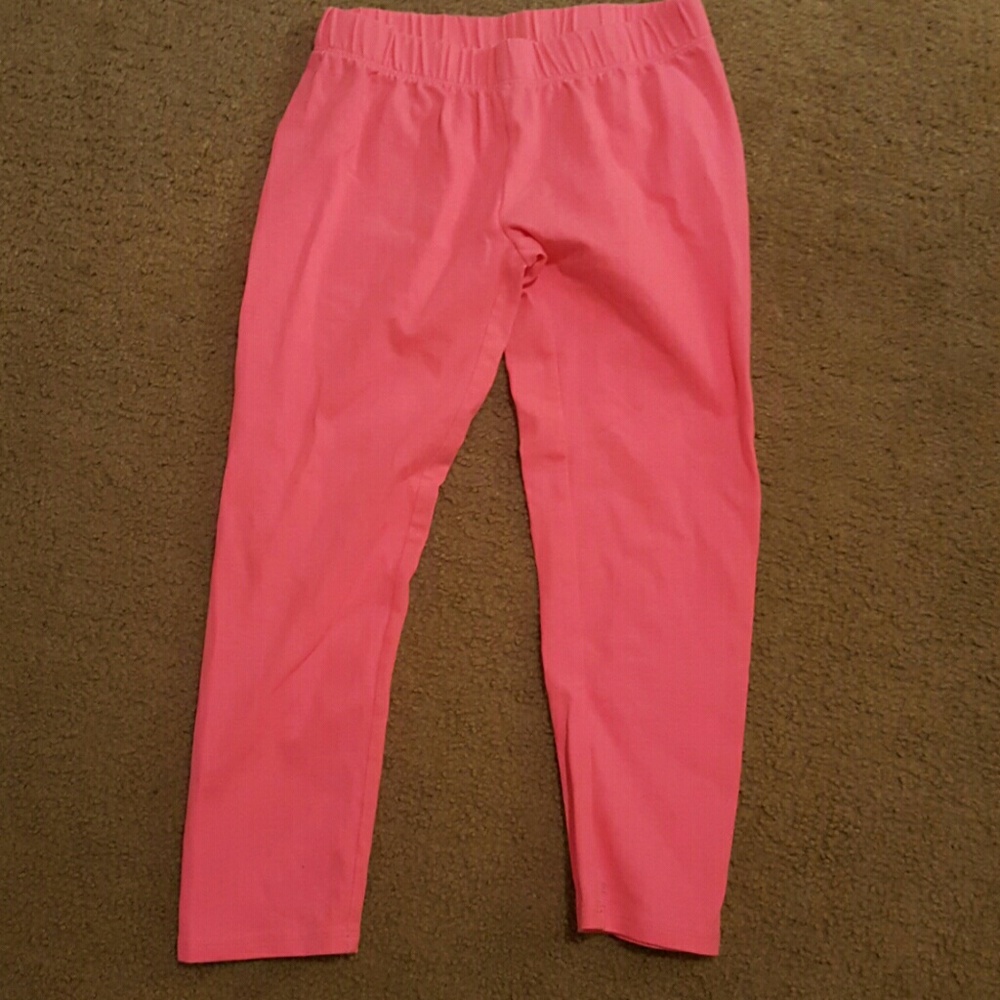 Bright pink pants