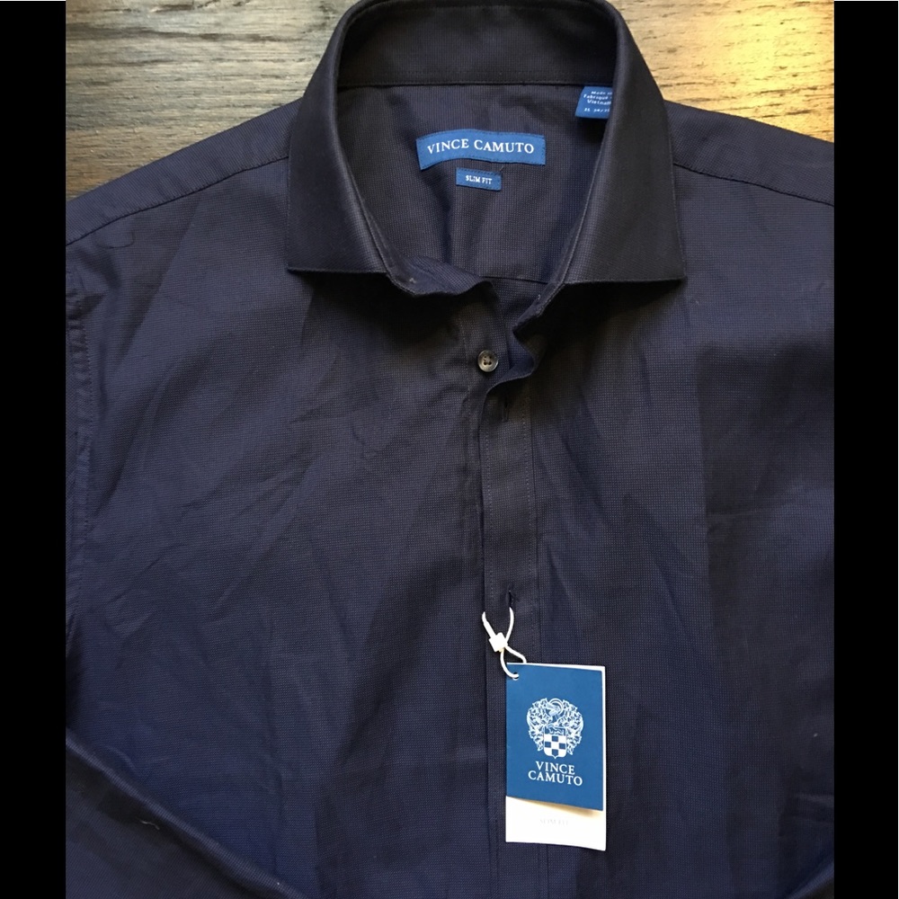 Vince Camuto Slim Fit Dress Shirt, 15 34/35.