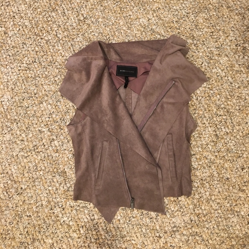 Suede vest