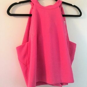Pink J.O.A. Halter Top